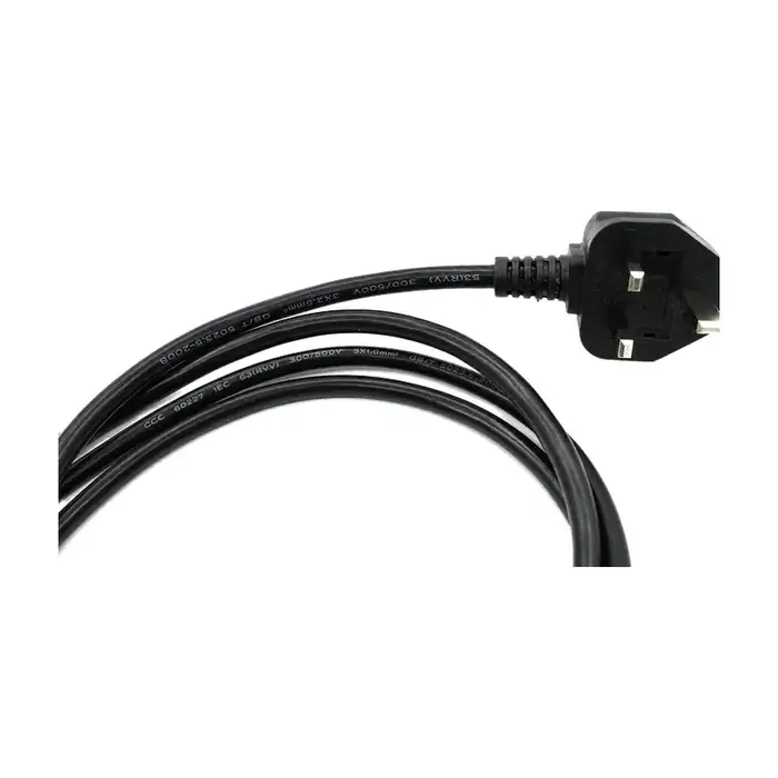 C13 16A to Dual 10A Antminer Power Cord – EU, UK or US Plug label and part number detail