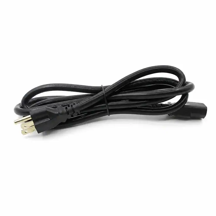 C13 miner power cord product view on white background