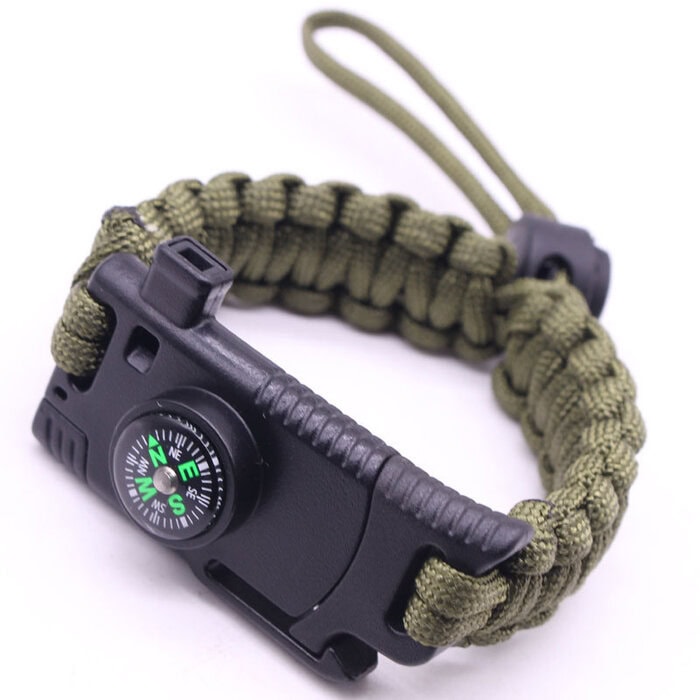 parachute cord bracelet knife