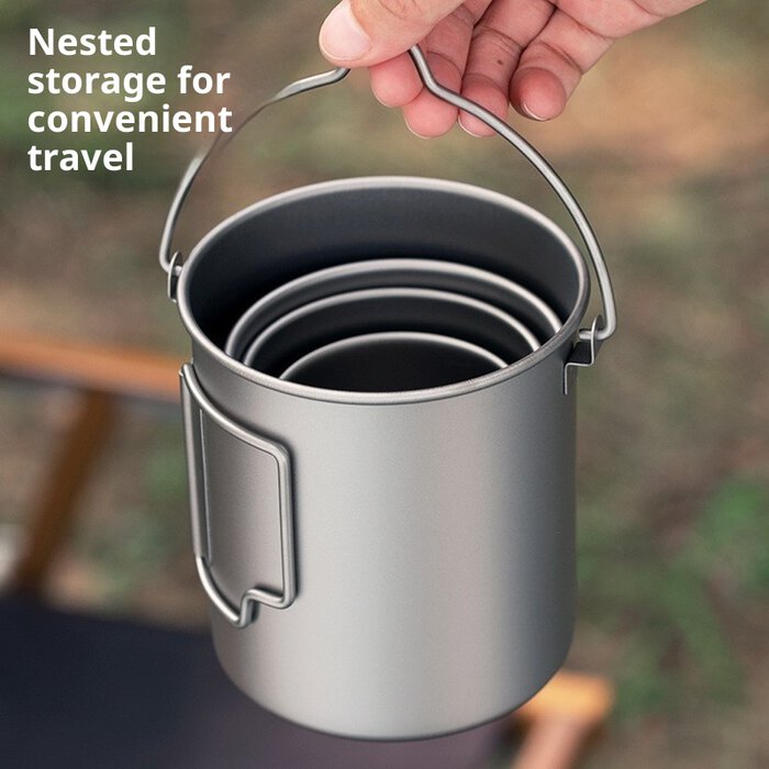 titanium camping cup