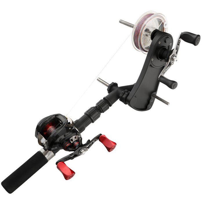 portable fishing line winder
