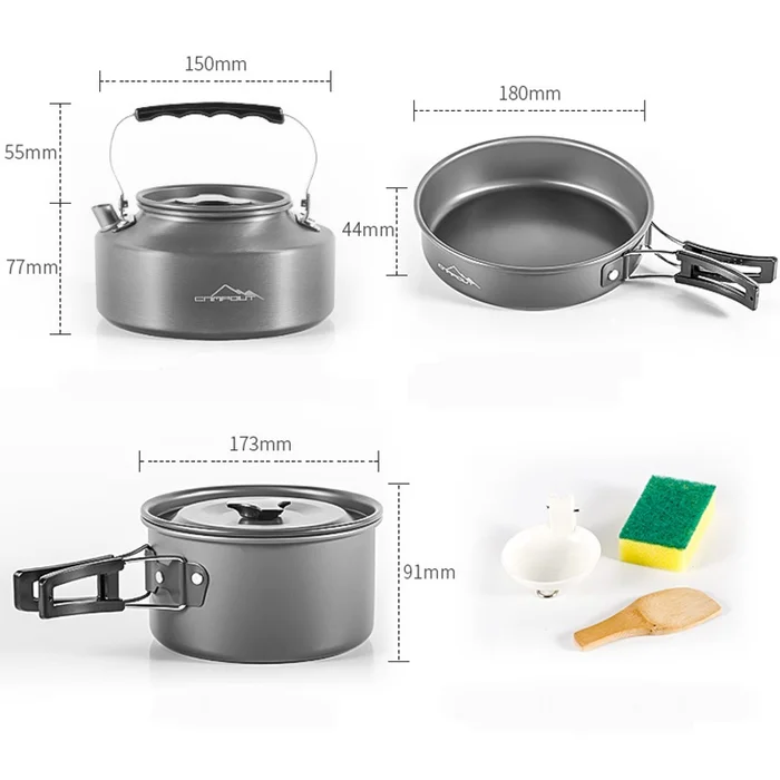 portable camping stove combo