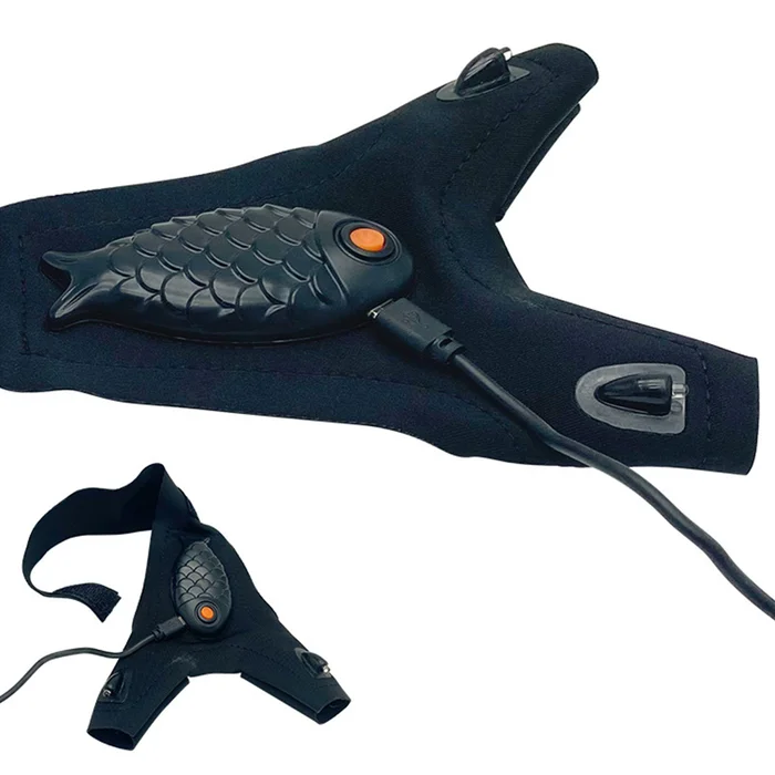 LED fishing gloves
