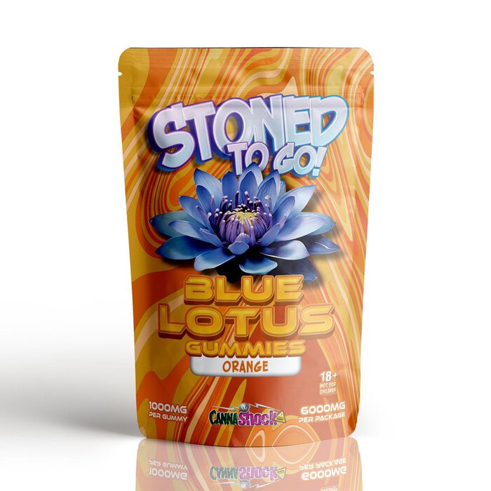 Blue lotus Gummy Orange (6 pcs) - Image 1
