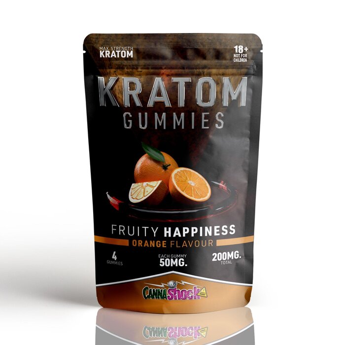 Kratom Gummy Orange (4 pcs) - Image 1