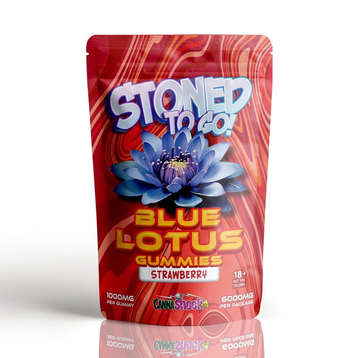 Blue lotus Gummy Strawberry (6 pcs) - Image 1