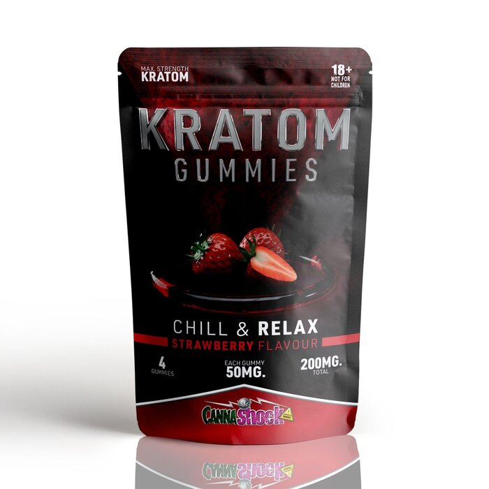 Kratom Gummy Strawberry (4 pcs) - Image 1