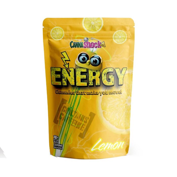 Energy Gummies – Lemon | 100mg 6 piece - Image 1