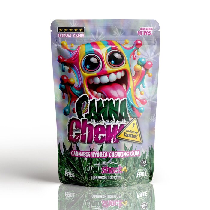 SATIVACHEWING Cannabis Sativa hybride Chewing Gum 10 pieces. EXTRA STRONG - Image 1