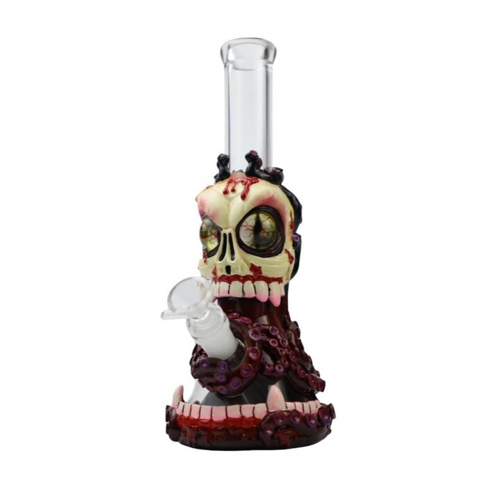 Gastly PVC & Glass Water Pipe - Image 1