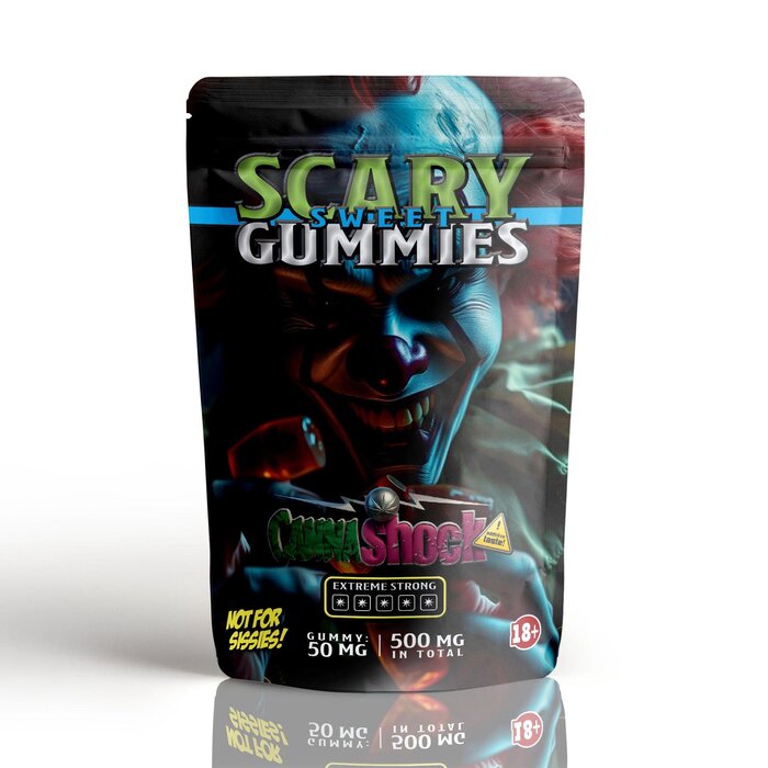 Scary SWEET Gummies – Cannashock (500mg Total | 50mg Each) - Image 1