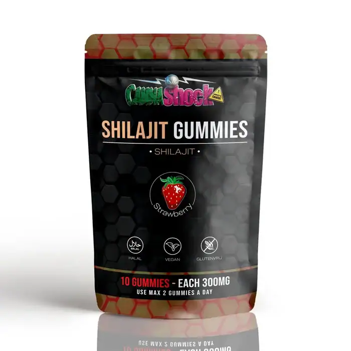 Shilajit Gummies – Strawberry Flavor - Image 1