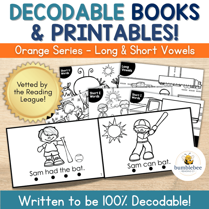 Decodable Adventures Series - 100% Decodable Books & Activities- Unit 1 CVC Words