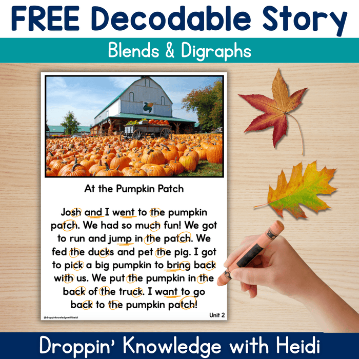 Decodable Short Story with REAL Photos - FREE SAMPLE