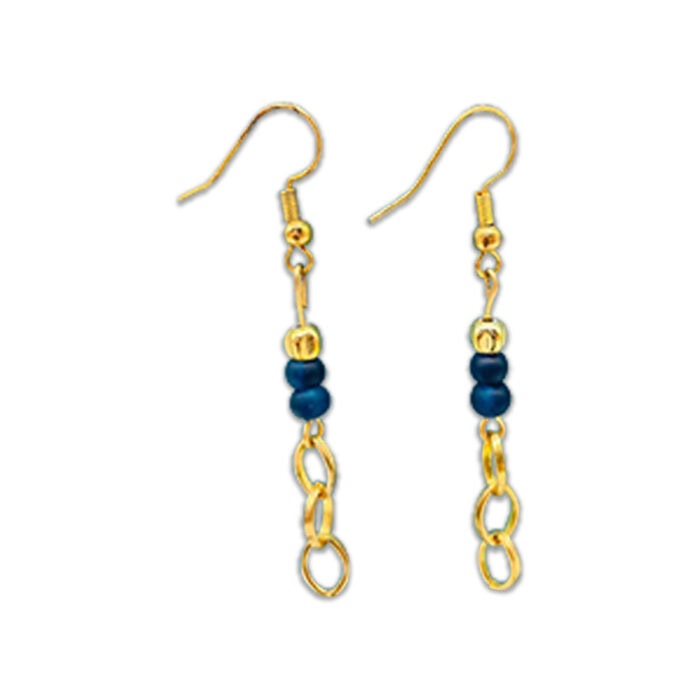 Earrings Dark blue