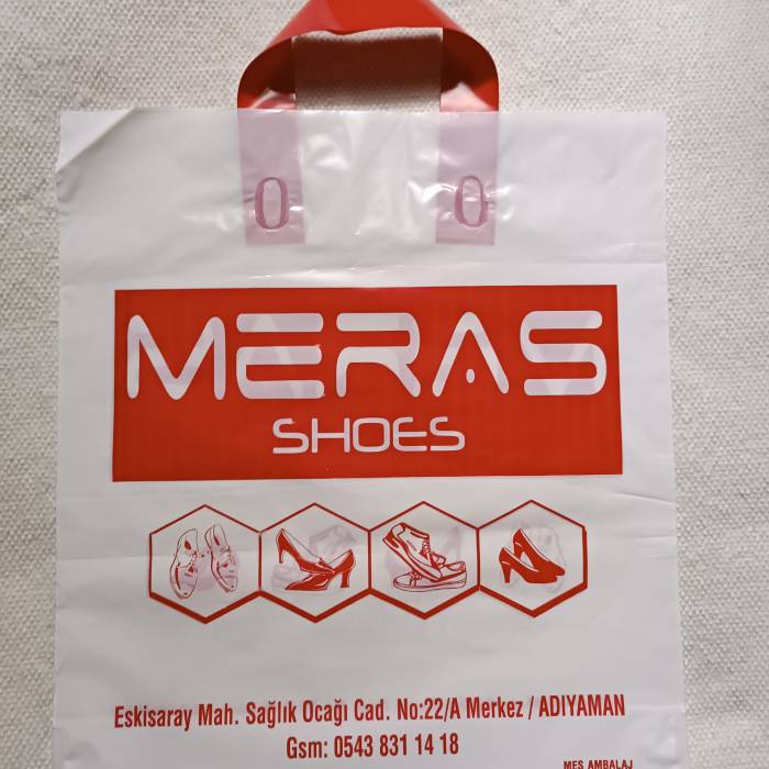 Özel Baskılı Saplı ve El Geçme Mağaza Poşeti