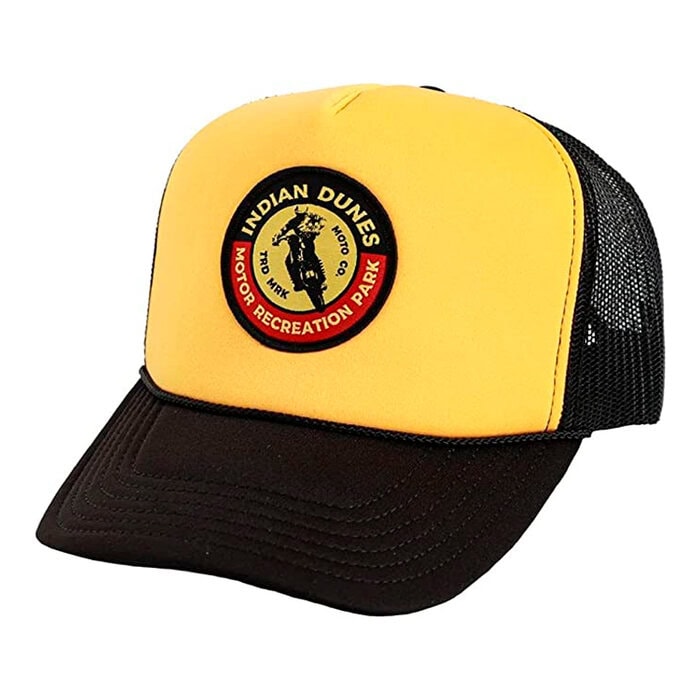 Gorra Trucker Indian Dunes Park, Amarilla