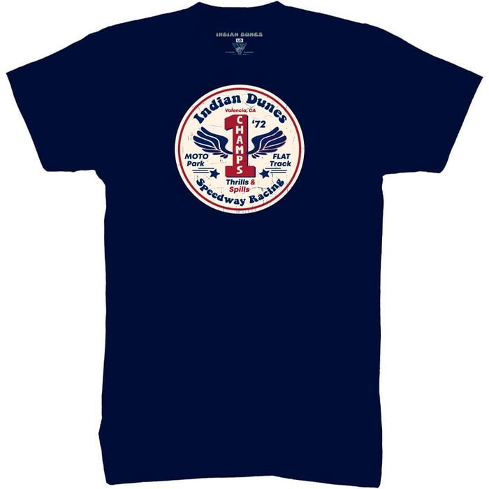 Camiseta Indian Dunes Speedway, Azul Marino
