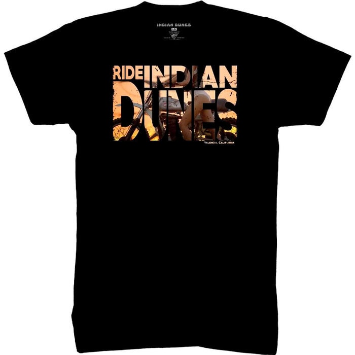 Camiseta Indian Dunes Sunset, Negra