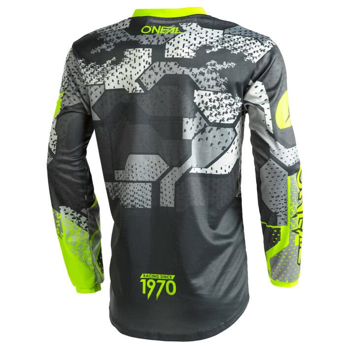Jersey Element Camo, Gris/Amarillo - Imagen 2