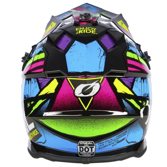 Casco 2SRS Youth Glitch V.23, Negro/Neón - Imagen 2