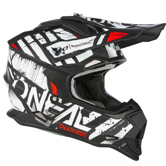 Casco 2SRS Youth Glitch V.23, Negro/Blanco - Imagen 2