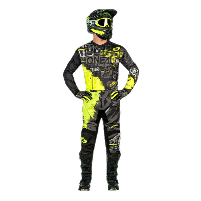 Jersey Element Ride, Negro/Neón - Imagen 3