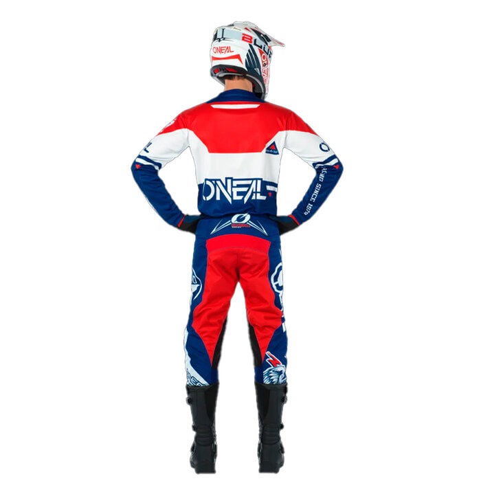 Jersey Element Warhawk Youth, Azul/Rojo - Imagen 4