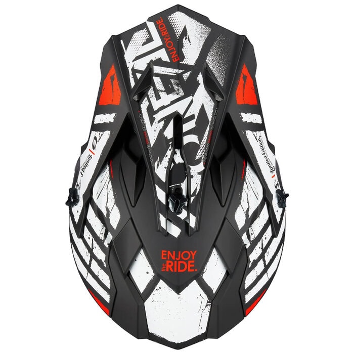 Casco 2SRS Youth Glitch V.23, Negro/Blanco - Imagen 4