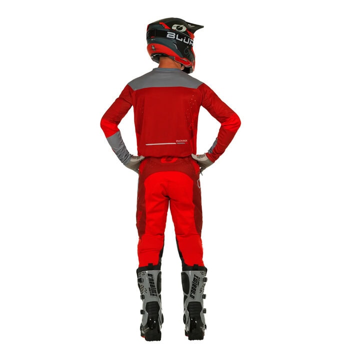 Jersey Hardwear Haze, Rojo/Gris - Imagen 4