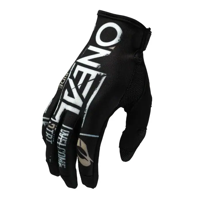 YTH Mayhem Attack Black White Glove