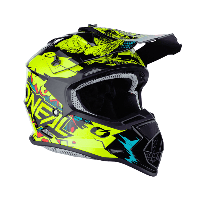 Casco 2SRS Youth Villain, Negro/Neón