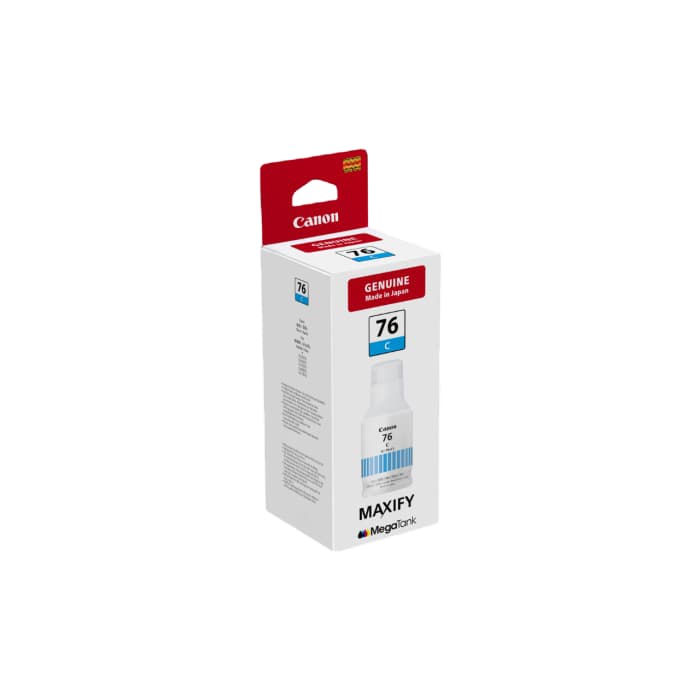 Canon 76 Original Cyan Ink Bottle (GI-76C) – 135ml | Print Legend