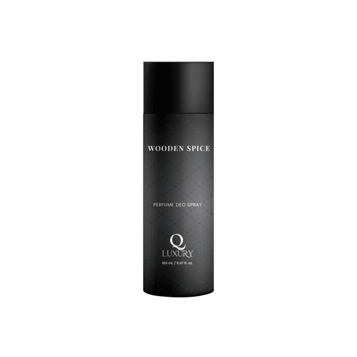 QLuxury Wooden Spice Body Spray for Men 200ml - Long-lasting masculine body spray with spicy and woody notes