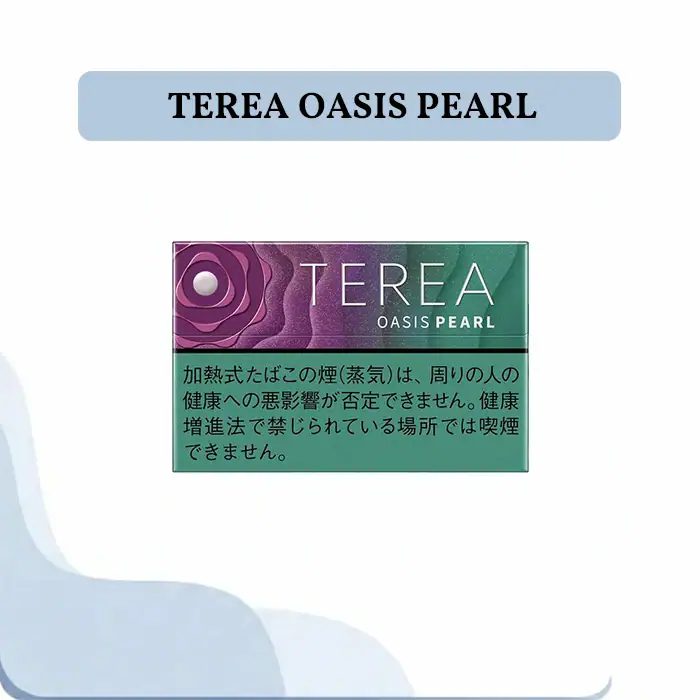 IQOS Terea Oasis Pearl Japan box and sticks with passionfruit flavor capsule for ILUMA devices in Dubai UAE