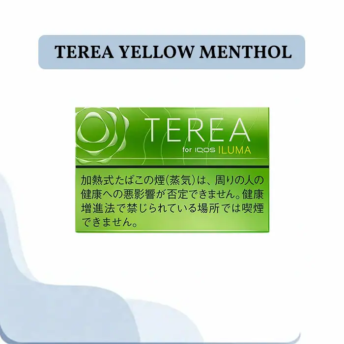 IQOS Terea Yellow Menthol Japan