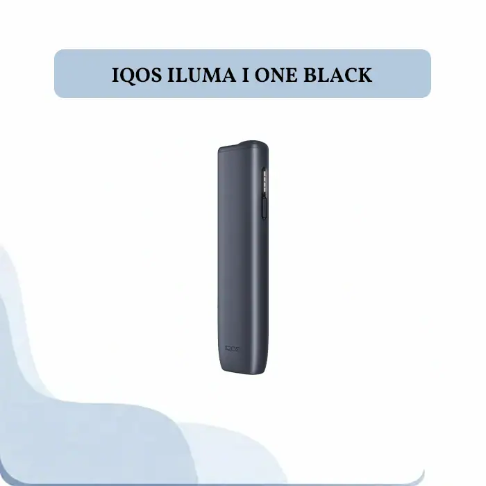 IQOS ILUMA i One Black portable induction heating device with aluminum finish for TEREA sticks UAE