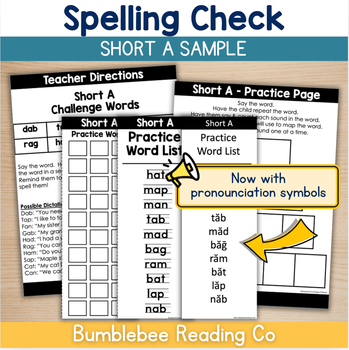 Skill-Based Spelling - Word Building Challenges! Short A