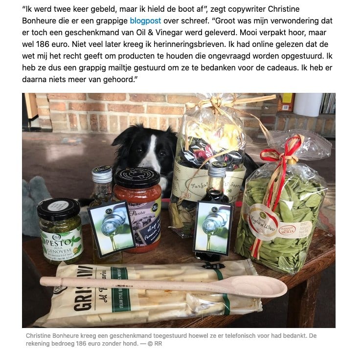 Dit pakket ontvangen maar niets besteld. De hond op de foto was al van mij. Ik heb het pakket gehouden!