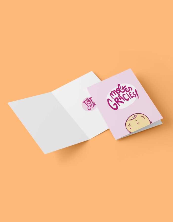 Targeta de felicitació "Moltes gràcies de tot cor"