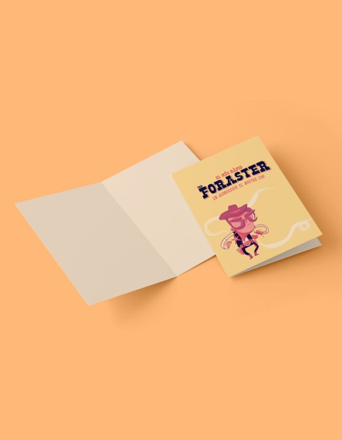 Targeta de felicitació "Foraster"