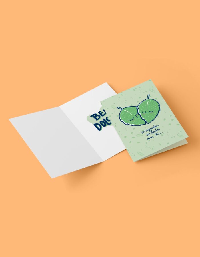 Targeta de felicitació "Herbes dolces"