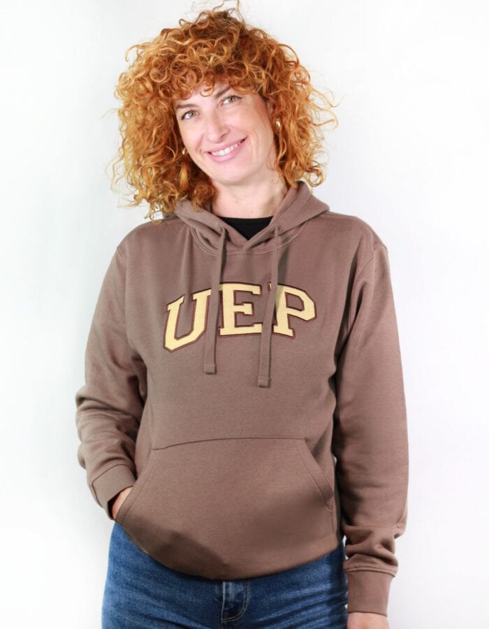 Dessuadora marró "UEP"