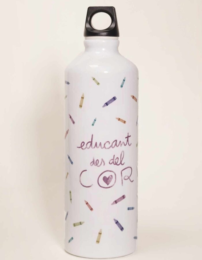 Botella "Educant des del cor"