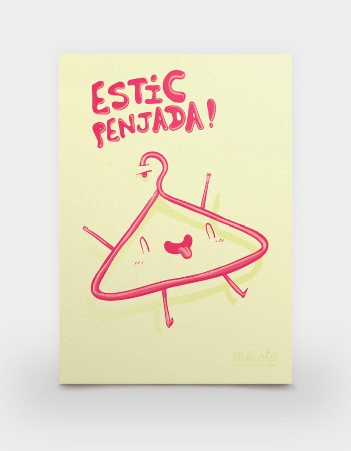 Làmina "Estic penjada"