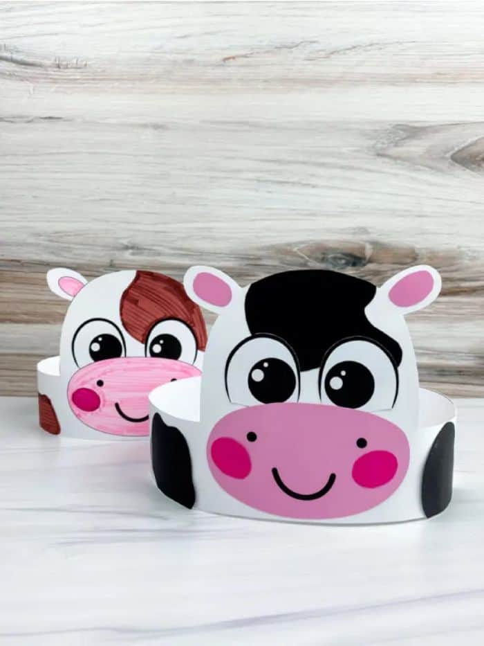 printable cow headbands