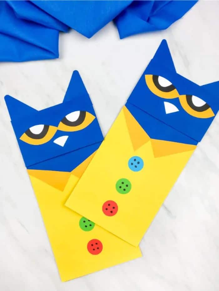 pete the cat puppets