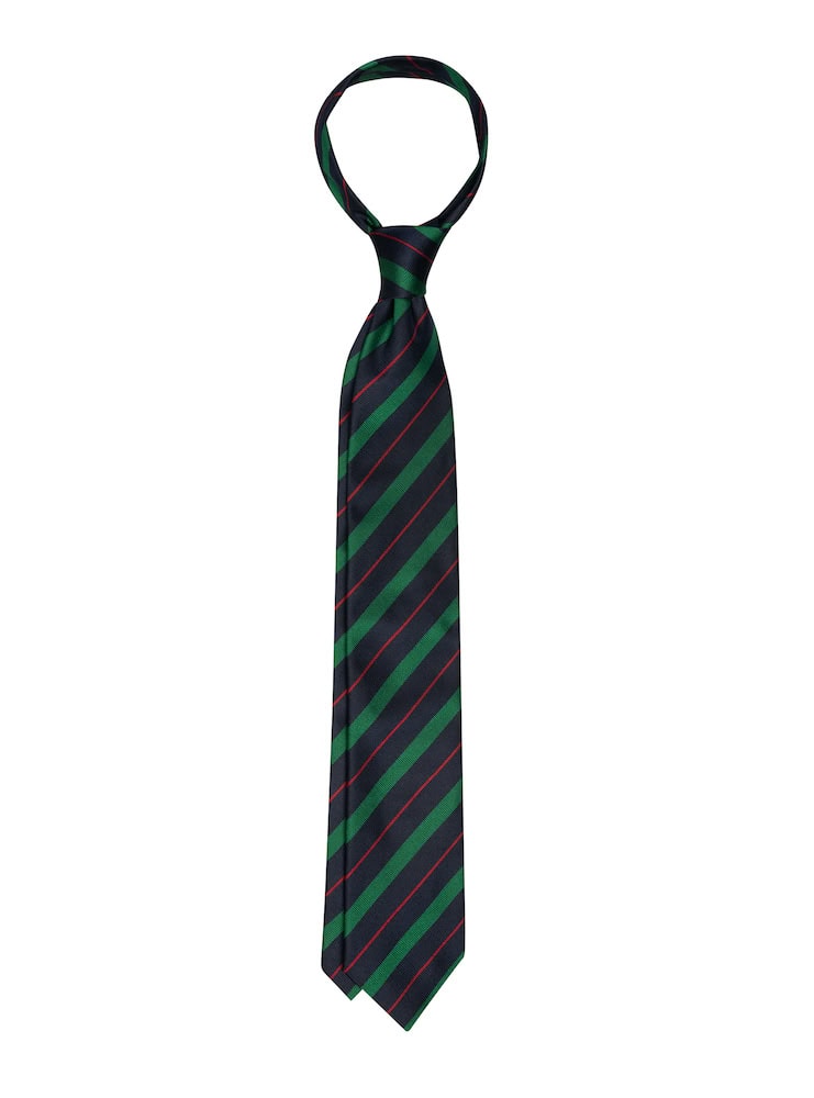 REGIMENTAL navy/green/red silk tie
