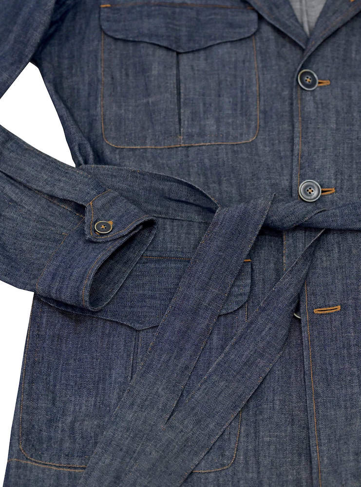 GALLOPANE Denim Radici Patrimonio 1970 Safari Jacket - Image 3