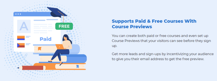 CourseFunnels paid & free courses